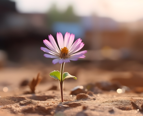 co-parenting mediation flower representing hope